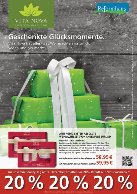 Vita Nova Angebote Dezember 2016