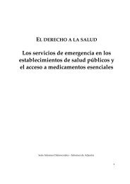 establecimientos de salud públicos y el acceso a medicamentos esenciales