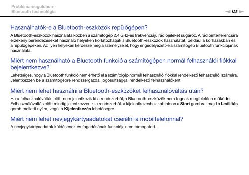 Sony VPCW22Z1R - VPCW22Z1R Istruzioni per l'uso Ungherese