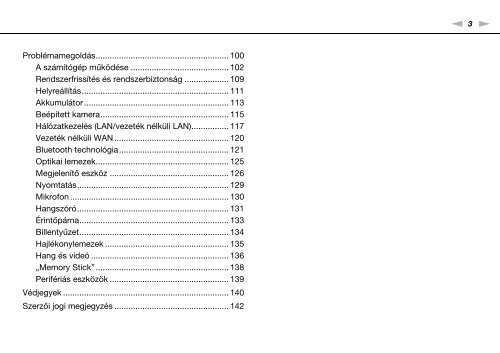 Sony VPCW22Z1R - VPCW22Z1R Istruzioni per l'uso Ungherese