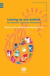 Leaving no one behind the imperative of inclusive development