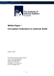 White Paper – Corruption Indicators in Internal Audit