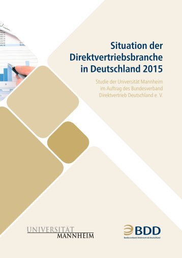 Situation der Direktvertriebsbranche in Deutschland 2015