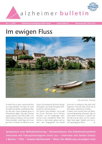 Im ewigen Fluss – Alzheimer-Bulletin 2/2016