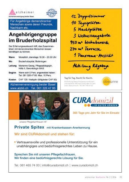 Im ewigen Fluss – Alzheimer-Bulletin 2/2016