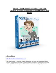 Steem Cash review demo and premium bonus