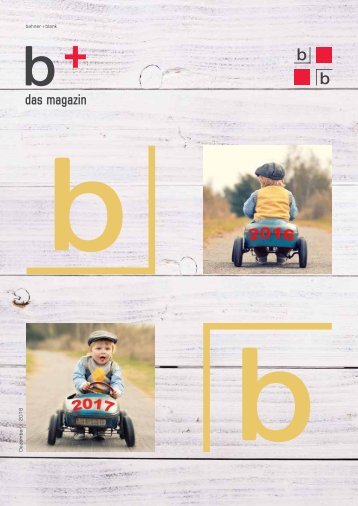 b+Magazin / bahner+blank / Ausgabe Dezember 2016