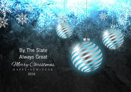 The Slate Festive Brochure 2016