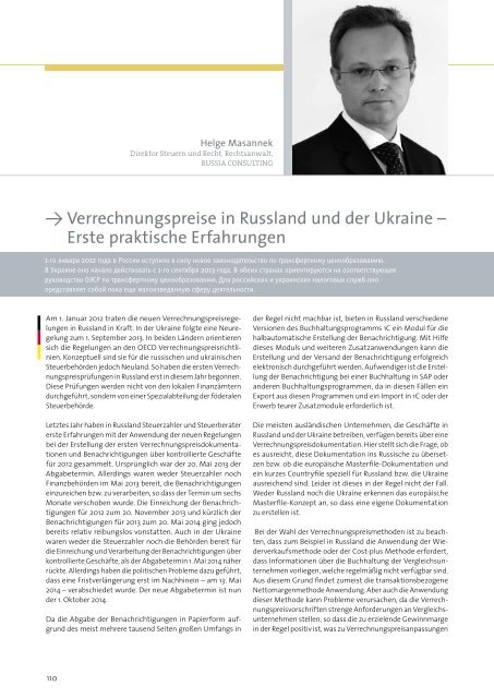 Business Primer Germany - Russia 2014/15