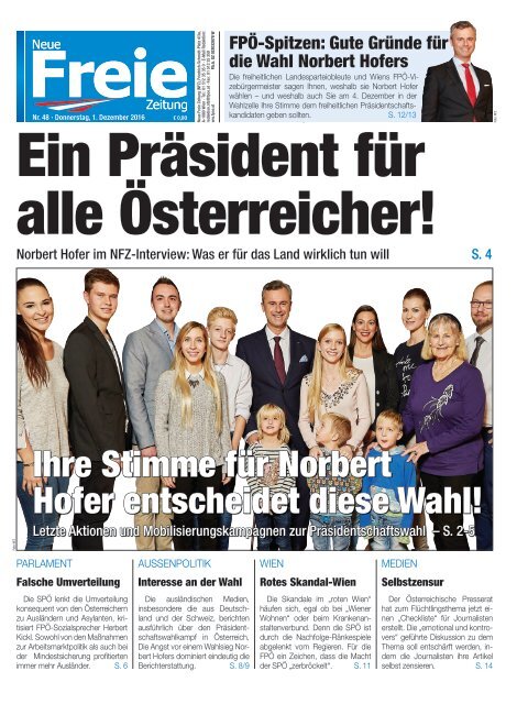 Ein Präsident für alle Österreicher!