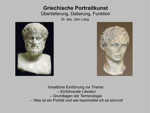 Griechische Porträts