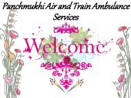 Panchmukhi Air and Train Ambulance Services Bhopal-Bagdogra