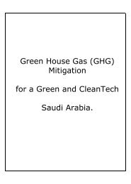 Brief -  Project GHG mitigation and CleanTech for Saudi Arabia