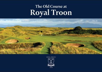 Royal Troon 145th Open Booklet