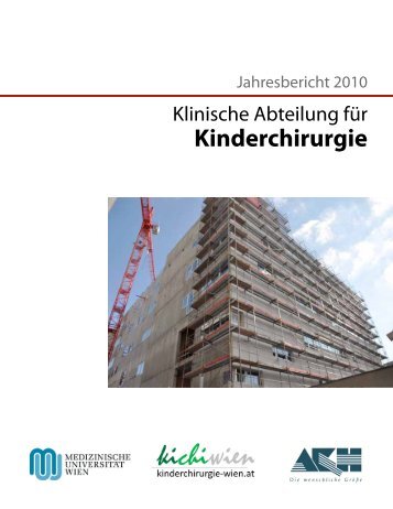 2. Spezialambulanzen - Kinderchirurgie Wien