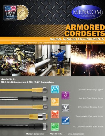 Mencom Armored Cordsets