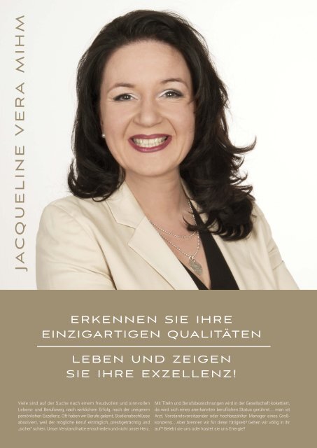 Feminess Magazin - Frontfrau gesucht  Ausgabe 01_2016 | Exklusiv-Interview Birgit Schrowange