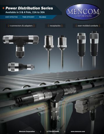 Mencom MIN Power Distribution Circular Connectors