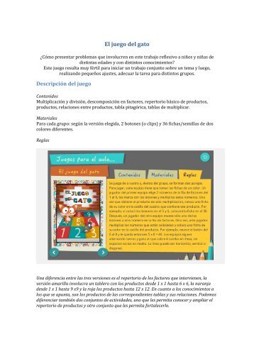 El juego del gato- pdf