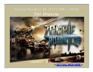 Zombie Roadkill 3D_v1.0.6 APK + CHEAT FREE DOWNLOAD