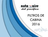 CATALOGO FILTROS CABINA 2016