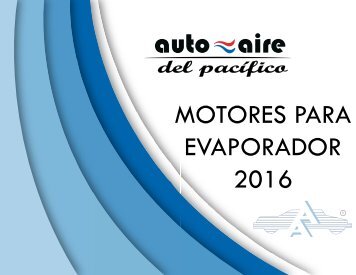CATALOGO MOTORES EVAP 2016