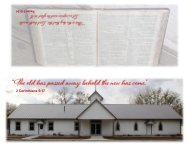 First Christian Church of Elk City Dedication PublicationFINAL