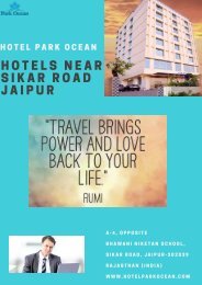 Why Booking Budget Hotels near Sikar Road Jaipur is Great on New Year Vacations