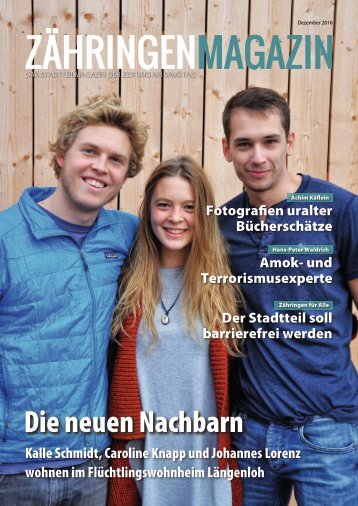 Zähringen Magazin, Dezember 2016