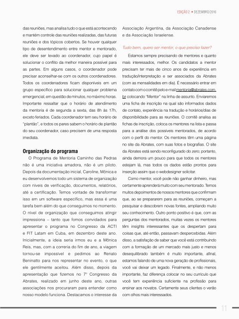 Revista ABRATES - DEZEMBRO 2016 - 2ª Edição