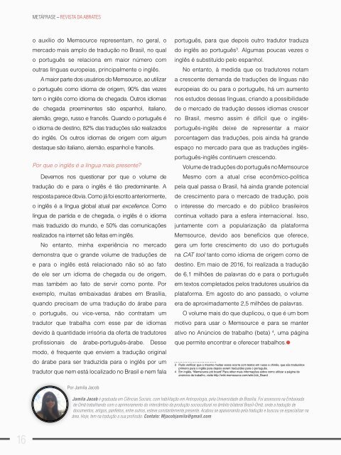 Revista ABRATES - DEZEMBRO 2016 - 2ª Edição