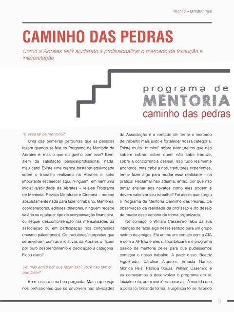 Revista ABRATES - DEZEMBRO 2016 - 2ª Edição