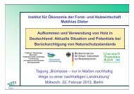 Gliederung - Forum Umwelt und Entwicklung