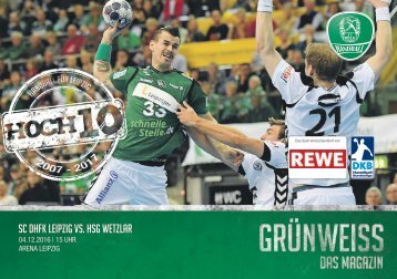 GRÜNWEISS – das Magazin der DHfK-Handballer – Heft 08 – Saison 2016/17