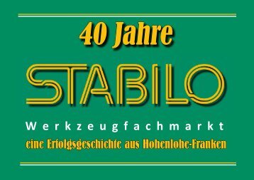 40 Jahre STABILO Werkzeugfachmarkt (02.11.16)