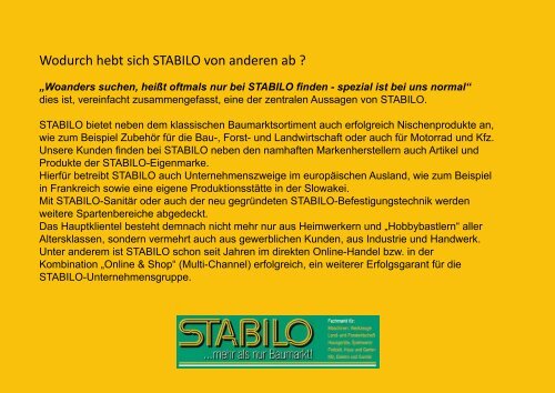 40 Jahre STABILO Werkzeugfachmarkt (02.11.16)