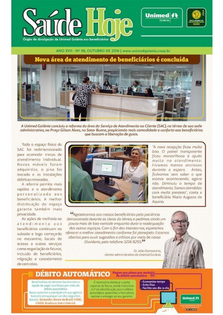 Saúde Hoje On-line - Ano XVII, Nº 98, Outubro 2014