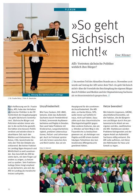 Landtagskurier, Ausgabe 8/2016