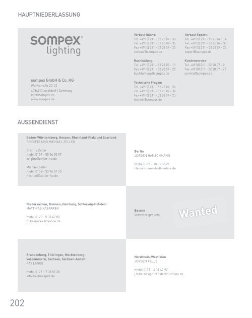 Sompex - Lampen & Leuchten 2016