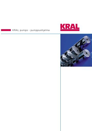 KRAL pumps - pumppuohjelma