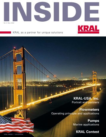 KRAL Contest Flowmeters KRAL-USA, Inc. Pumps
