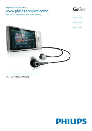 Philips GoGEAR Baladeur MP4 - Mode dâemploi - NLD