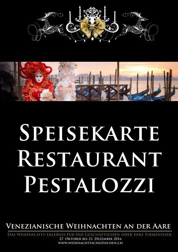 6 - Speisekarte Restaurant Pestalozzi