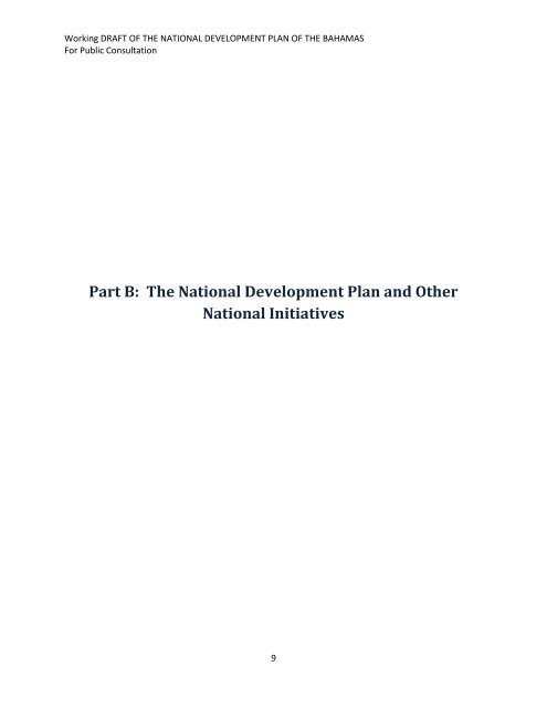 Working DRAFT OF THE NATI