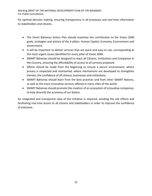 Working DRAFT OF THE NATI