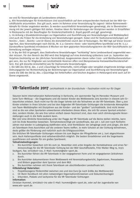 WLV vor Ort, Ausgabe 20-2016