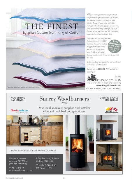 Surrey Homes | SH26 | December 2016 | Interiors supplement inside