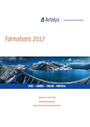 Catalogue des formations 2017