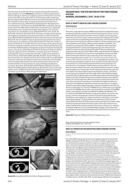 Journal Thoracic Oncology