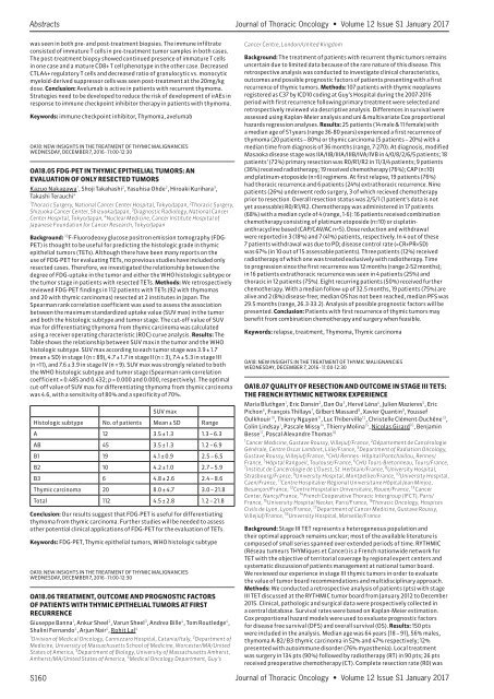 Journal Thoracic Oncology